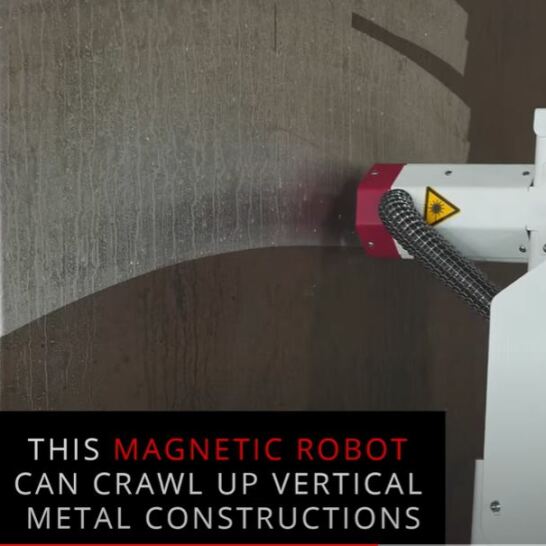 QF-Arol: Magnetic laser cleaning robot